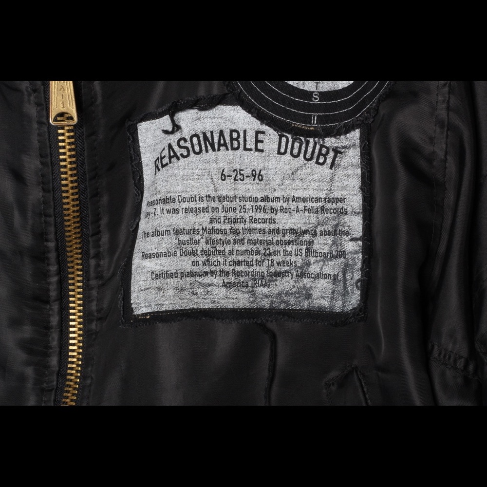 Madeworn x Jay z bomber jacket